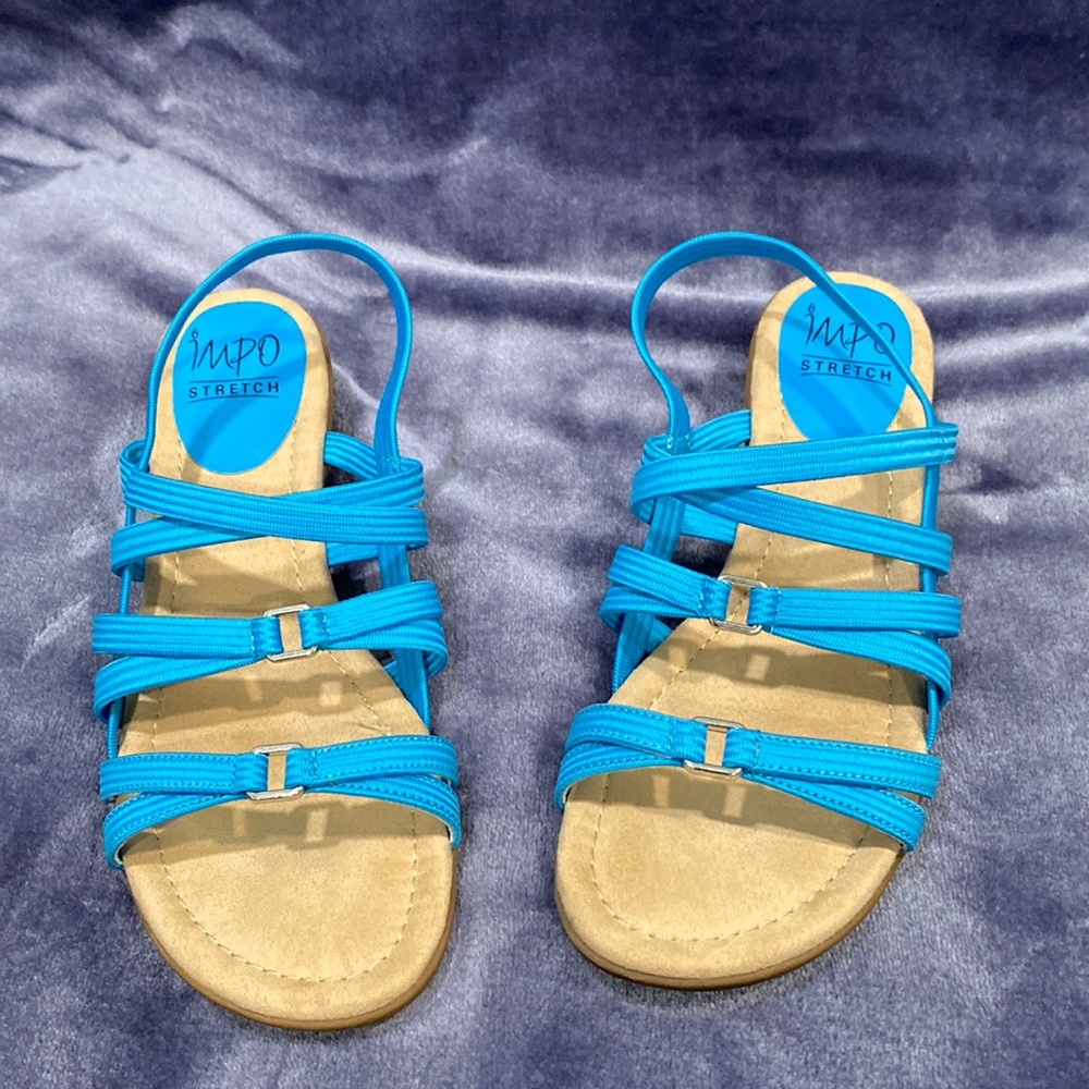 Impo Geniece Stretch Sandal 8.5M turquoise